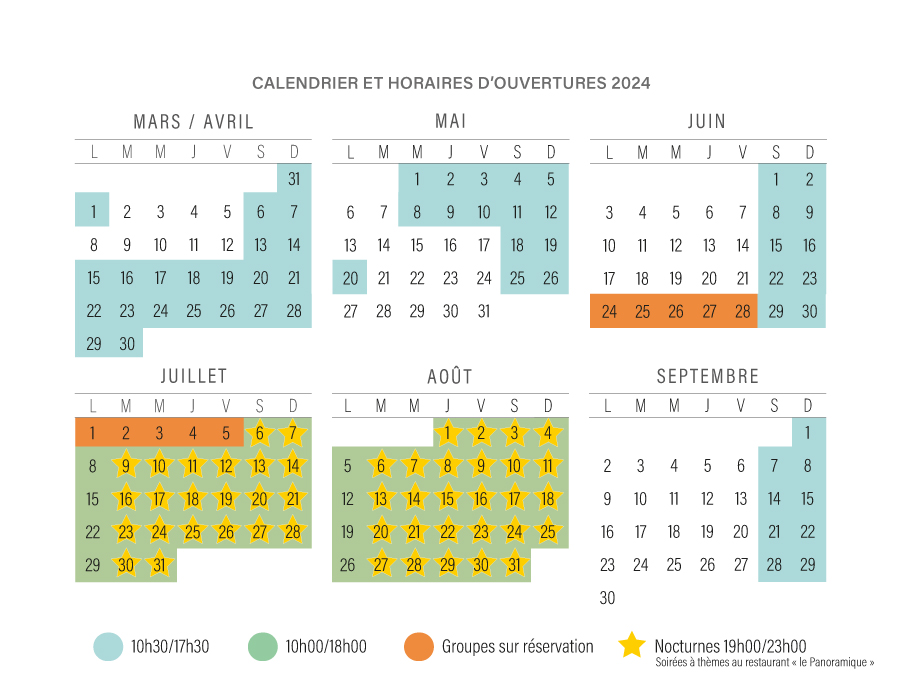 calendrier parc pierre brune