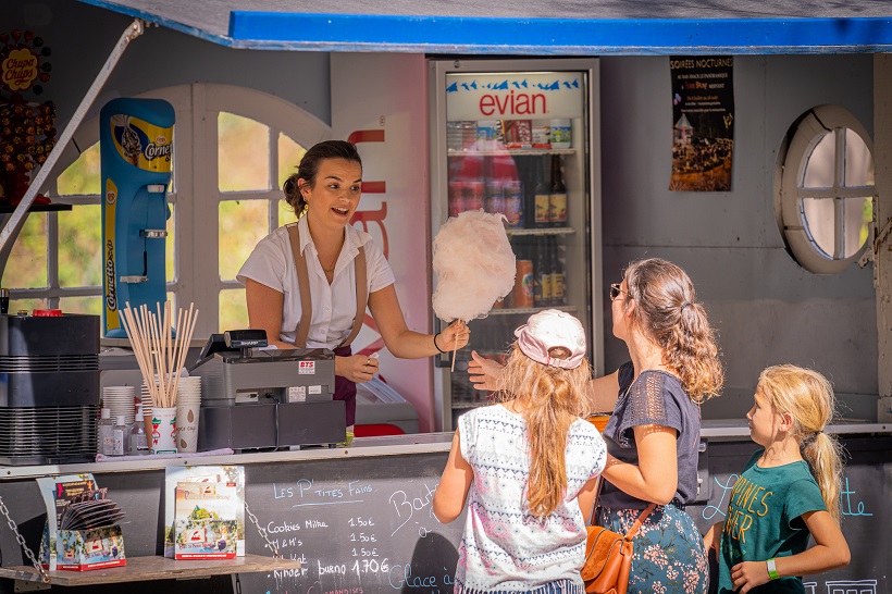 Kiosque la Guinguette et ses barbes à papa